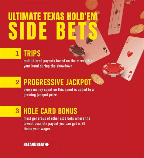 ultimate texas holdem poker payouts